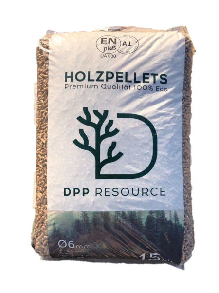 Obrazek Pellet drzewny DPP Resource EN PLUS A1 6mm 15 kg